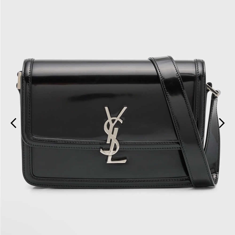 Saint Laurent Black Patent Leather crossbody/shoulder bag